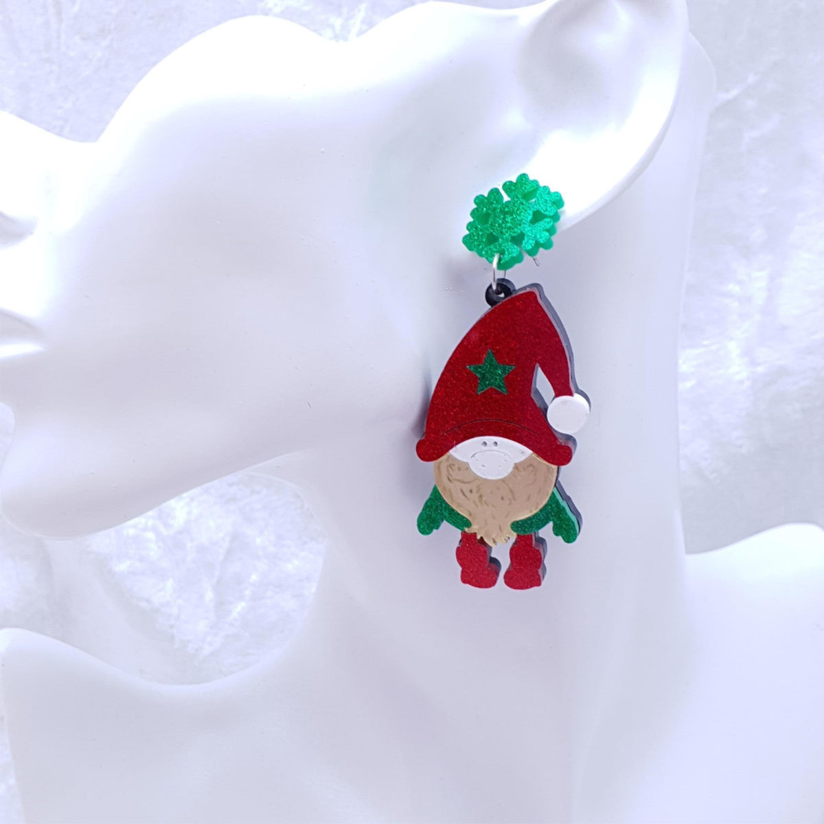 Christmas hot sale elf earrings