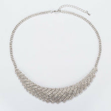 Load image into Gallery viewer, Gatsby Style Silver Sparkle Necklace