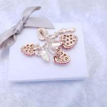 Load image into Gallery viewer, Large Strawberry Brooch Gold