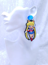 Load image into Gallery viewer, Sailor Moon Rubber Statement Earrings