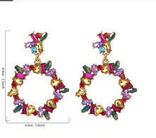 Load image into Gallery viewer, Pink Princess Earrings