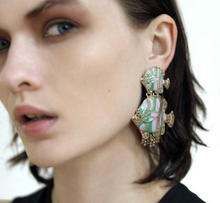 Load image into Gallery viewer, Tropical Enamel Fish Earrings